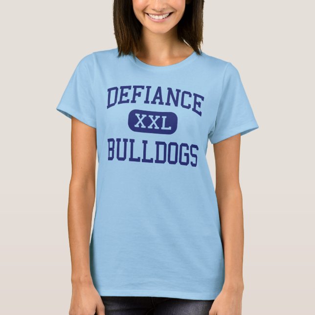 T-shirt Desafio - buldogues - segundo grau - desafio Ohio (Frente)