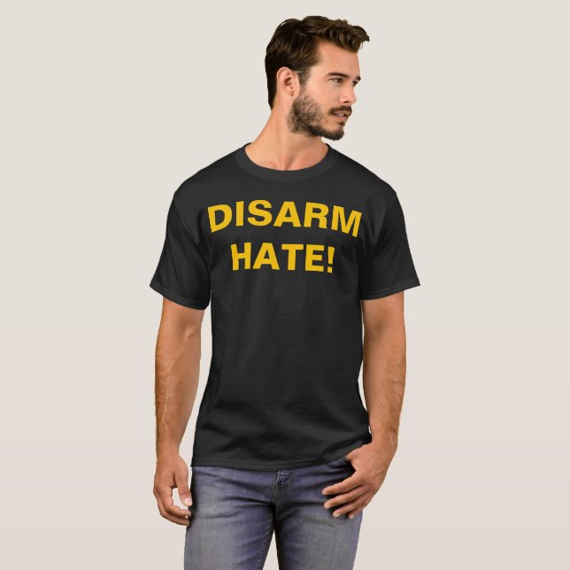 T-shirt DESARME O ÓDIO! Violência Anti-Escolar de Controle (Frente Completa)