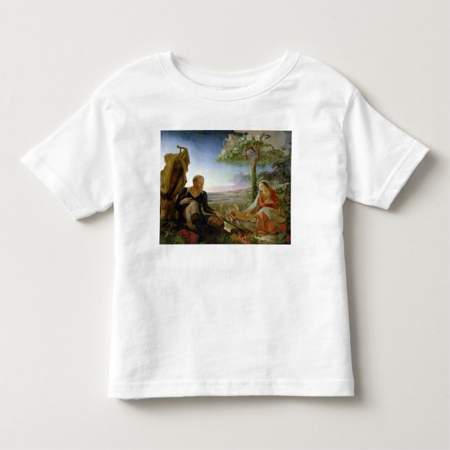 T-shirt Descanse no vôo em Egipto, 1805-6 (Frente)