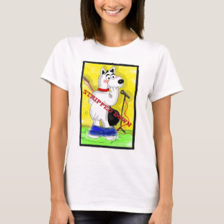 T-shirt Descascado para baixo