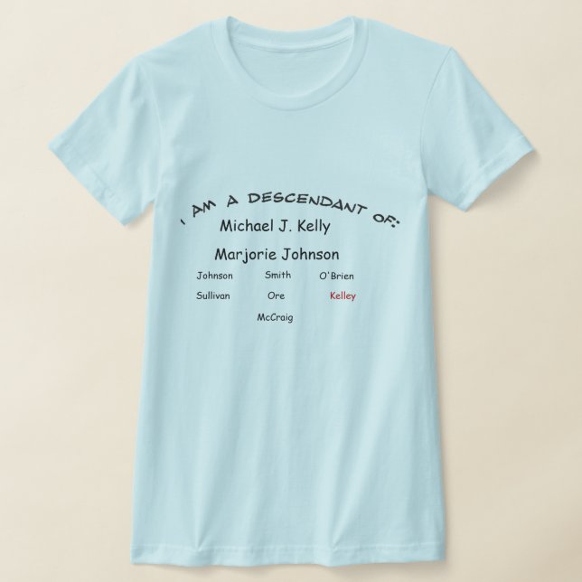 T-Shirt - descendente de ... (Postura )