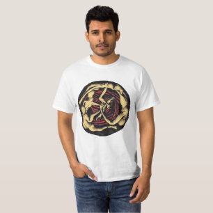 T-shirt Descendente de espiral