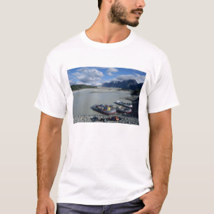 T-shirt Descendo o rio Alsek de rafting
