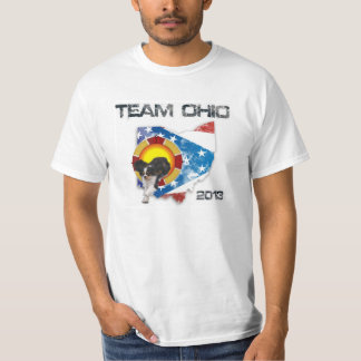 T-shirt descuidado da "margarida" do Spaniel de