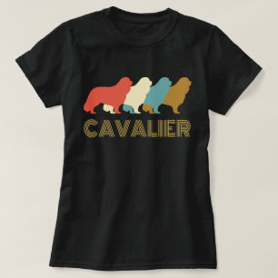 T-shirt descuidado do Spaniel de rei Charles do