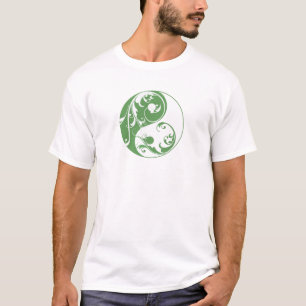 T-shirt Desdobramento Yin & Yang (verde)