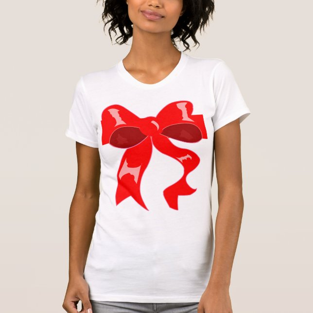 T-shirt "Desempacote com cuidado"--Tanque do arco do Natal (Frente)