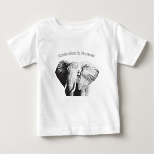 T-shirt Desenho Africano de Elefante Bush