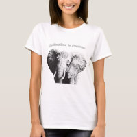 Desenho Africano do Elefante Bush
