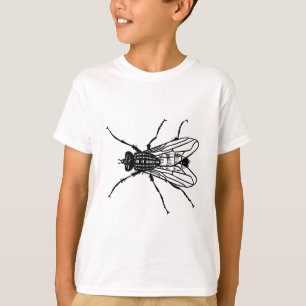 T-shirt Desenho da mosca - o inseto, praga, voa
