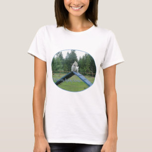 T-shirt Desenho de Agilidade do Terrier Escocês