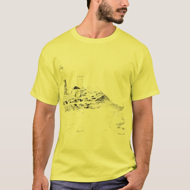 T-shirt Desenho de Montauk (Frente)