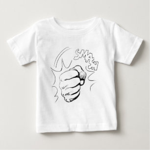 T-shirt Desenho do Smash de Pop Art Retroativo