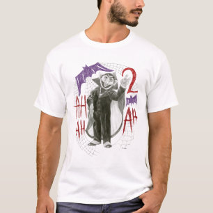 T-shirt Desenho Esboço Preto e Branco do Conde von Count