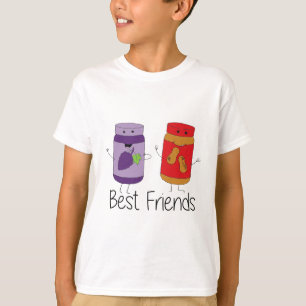 T-shirt Desenho PB e J Melhores Amigos Pb e J BFF