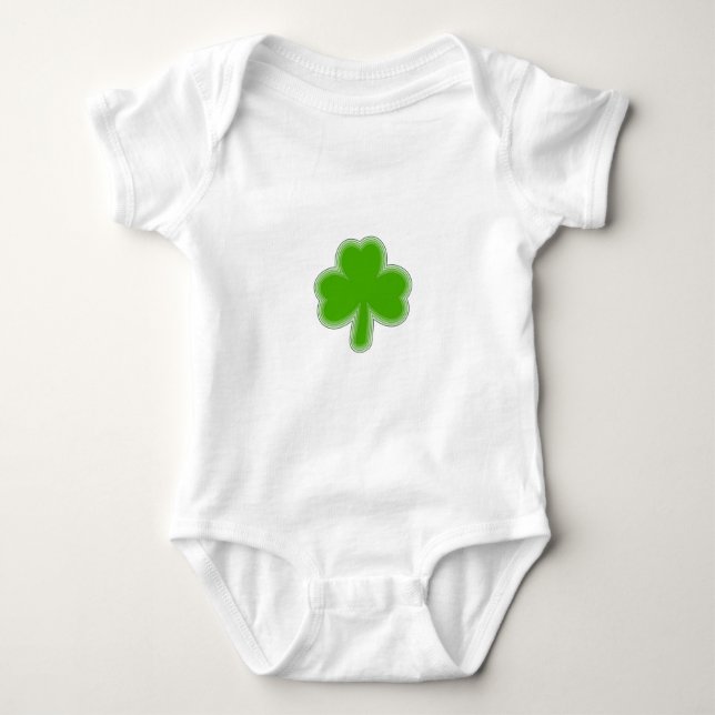 T-shirt Desenho Shamrock de São Patrick (Frente)