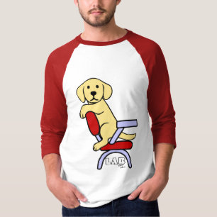 T-shirt Desenhos animados amarelos do estudante 3 de