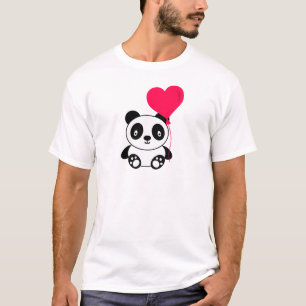 T-shirt Desenhos animados da panda dos namorados