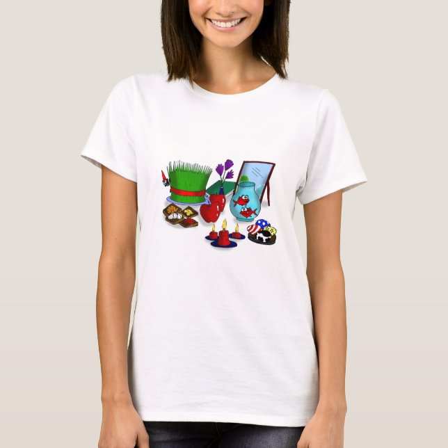 T-shirt Desenhos animados de Norooz (Frente)