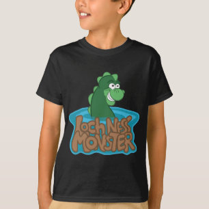 T-shirt Desenhos animados do monstro de Loch Ness