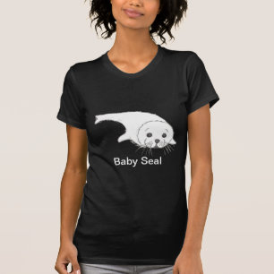 T-shirt Desenhos animados do selo de bebê