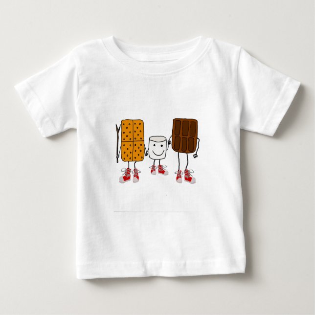 T-shirt Desenhos animados engraçados dos caráteres de (Frente)