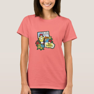 T-shirt Desenhos animados havaianos do Xmas de Mele