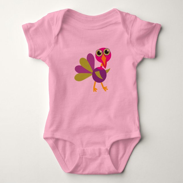 T-shirt Desenhos animados Turquia do Bodysuit do tutu da (Frente)