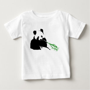 T-shirt Desenhos de Panda em roupa de bebé