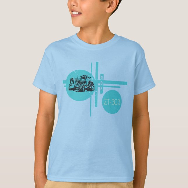 T-shirt Desenhos de tractor DDR (Frente)