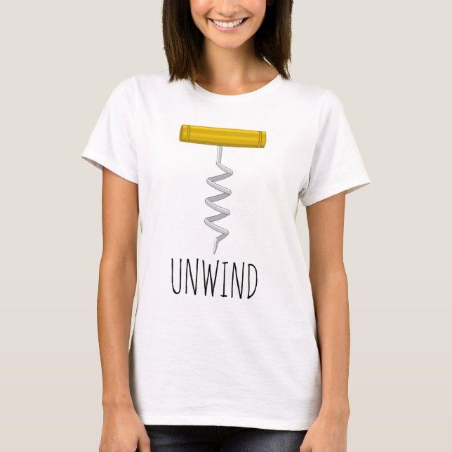 T-shirt Desenrolar Corkscrew (Frente)