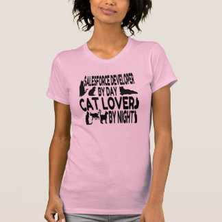 T-shirt Desenvolvedor do Cat Lover Salesforce