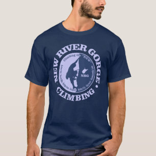 T-shirt Desfiladeiro novo do rio (escalar)