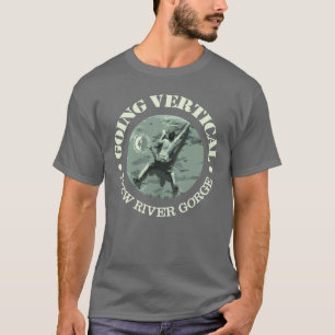 T-shirt Desfiladeiro novo do rio (vertical indo)