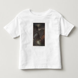 T-shirt Desfiladeiro real, CO - opinião do luar do trem