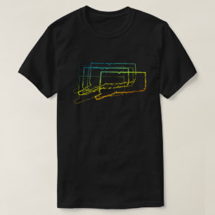 T-shirt desfocamento do resfriamento de conexão
