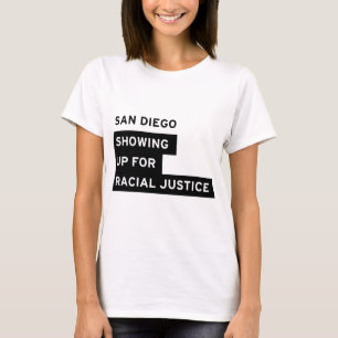 T-shirt Desgaste do logotipo de SURJ San Diego
