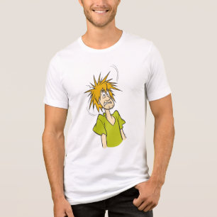 T-shirt Desgrenhado amedrontado