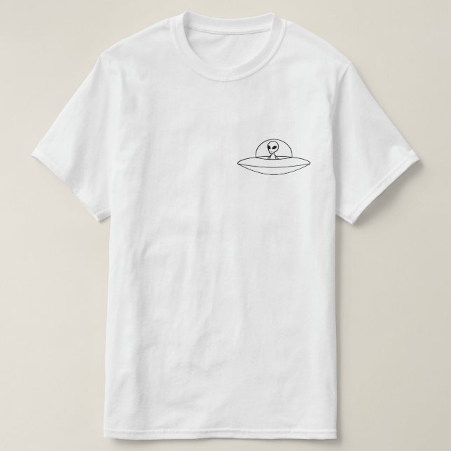 T-shirt design alien (Frente do Design)