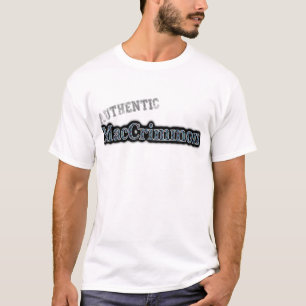 T-shirt Design autêntico do nome do Tartan de MacCrimmon