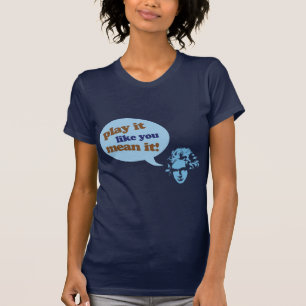 T-shirt Design azul da música de Beethoven do compositor