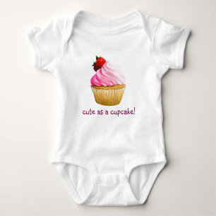 T-shirt design bonito do cupcake