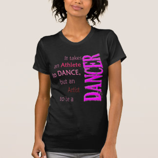 T-shirt Design bonito do dançarino da dança