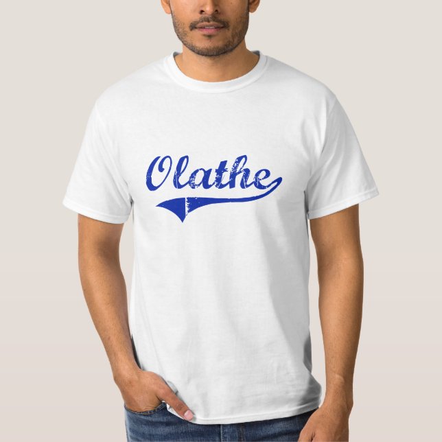 T-shirt Design clássico de Olathe Kansas (Frente)