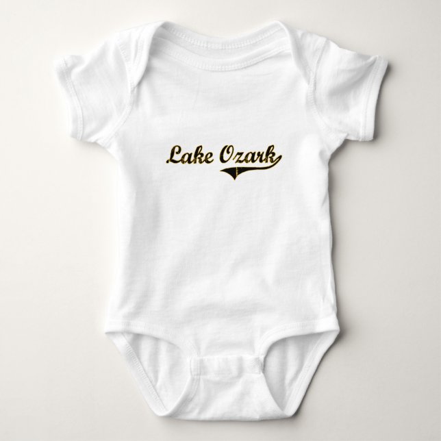 T-shirt Design clássico de Ozark Missouri do lago (Frente)