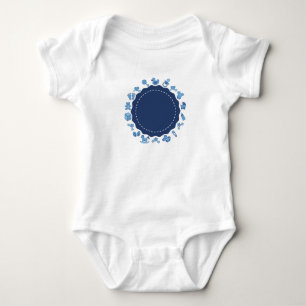 T-shirt Design customizável azul do bebê