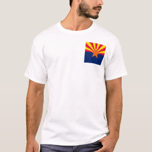 T-shirt Design da bandeira do estado da arizona