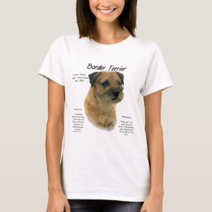 T-shirt Design da história de Terrier de beira