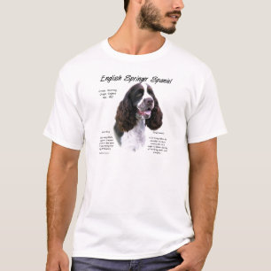 T-shirt Design da história do Spaniel de Springer inglês