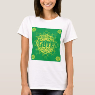 T-shirt Design da mandala do amor